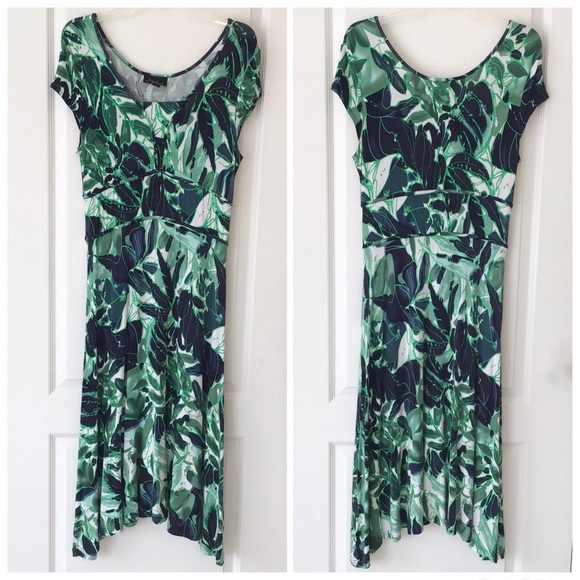 Click Collection Medium Floral Print Midi Dress - Picture 6 of 8